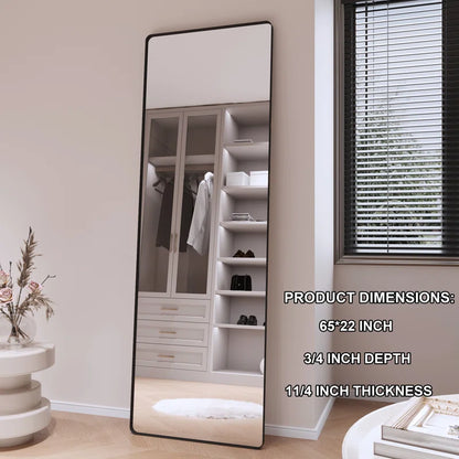 28" X 36" Filleted Corner Wall Mounted Mirror, Bathroom Mirror, Vanity Wall Mirror With Metal Frame