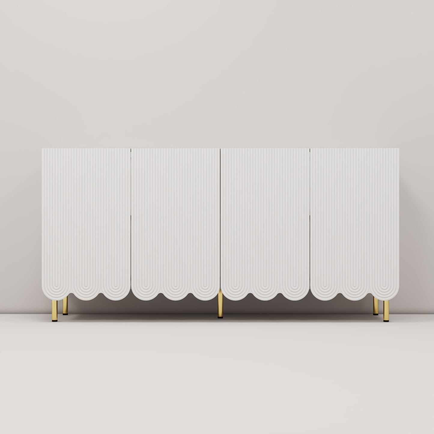 Folio 4-Door Cream Style Sideboard