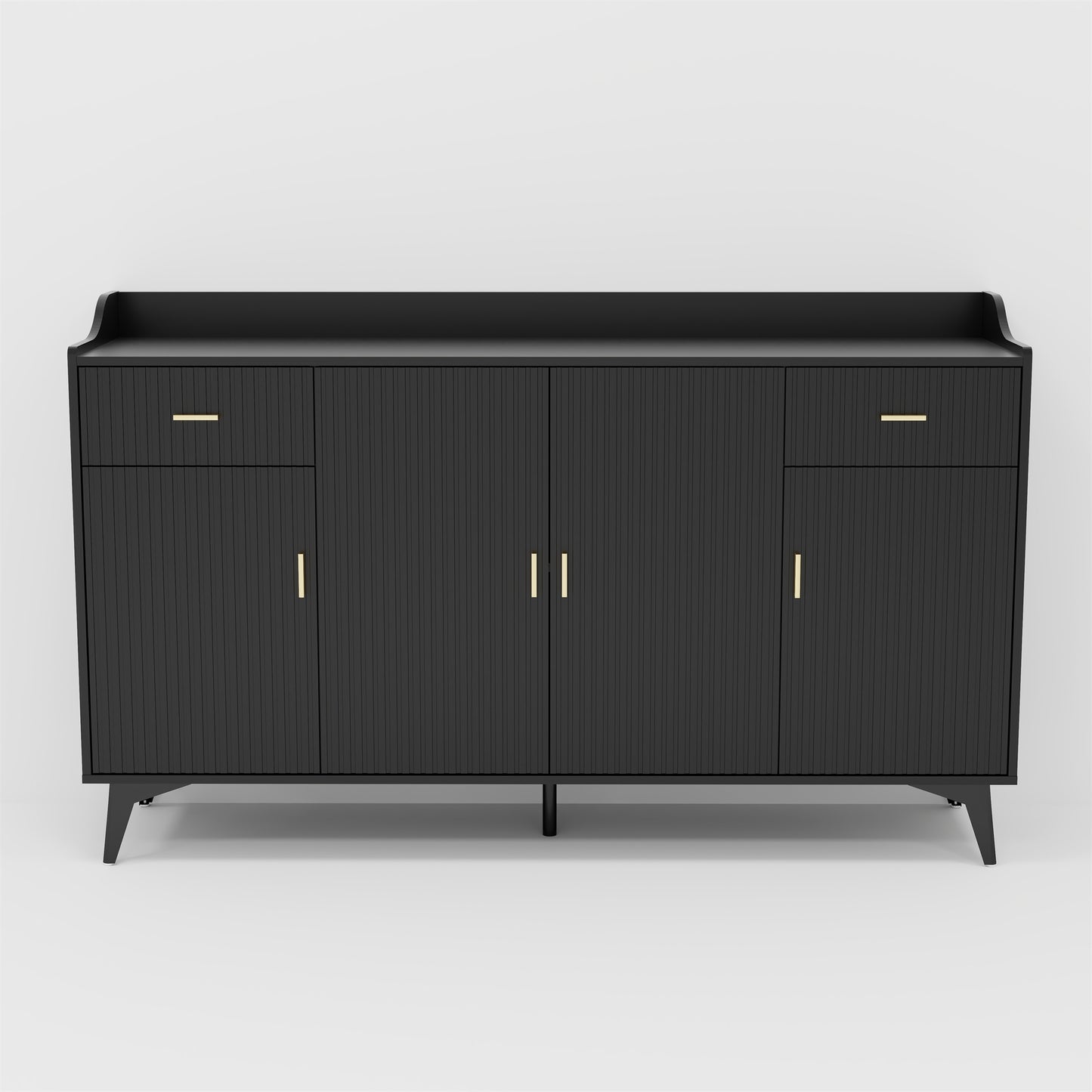 4 doors and 2 drawers blister modern sideboard buffet cabinet