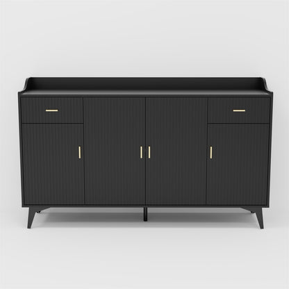 4 doors and 2 drawers blister modern sideboard buffet cabinet