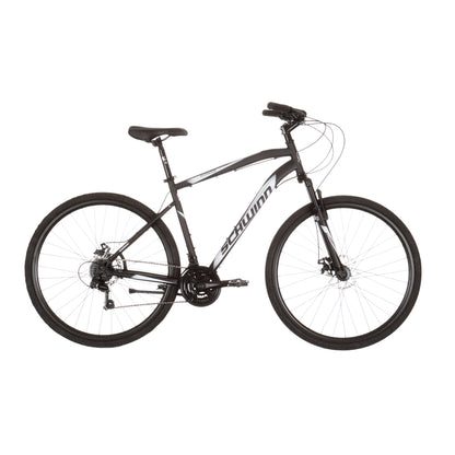 refurbish bike 27.5''Schwinn 700c Glenwood Hybrid Bike, Adults +14 Years, Black, 21 Speeds.