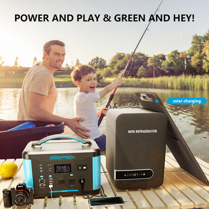 Power Play 1000W, Portable Power Station, 1280Wh Backup LiFePO4 Battery, 110V/1000W AC Outlet