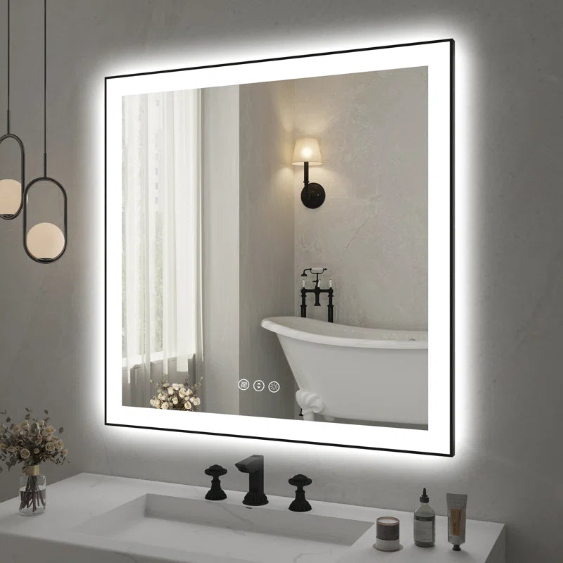 36" X 36" This Wall Mirror Is A Practical And Decorative Mirror