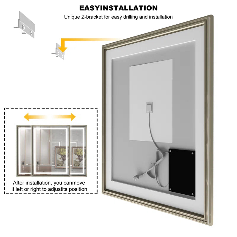 72" X 32" This Wall Mirror Is A Practical And Decorative Mirror