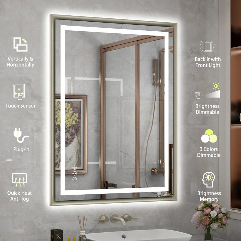 72" X 32" This Wall Mirror Is A Practical And Decorative Mirror