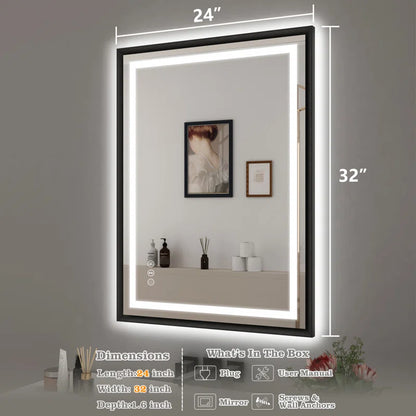 72" X 32" This Wall Mirror Is A Practical And Decorative Mirror