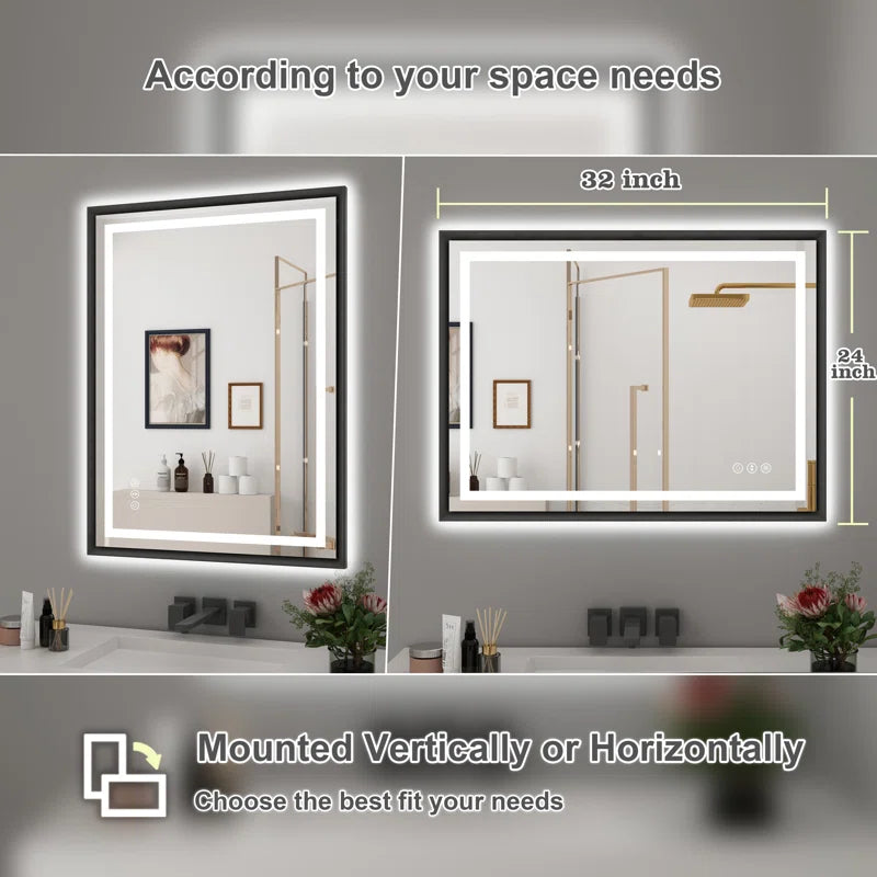 72" X 32" This Wall Mirror Is A Practical And Decorative Mirror