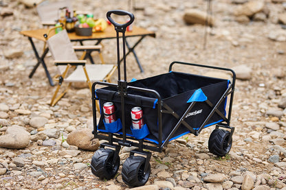 Black And Blue Colorblocked Bifold Campers