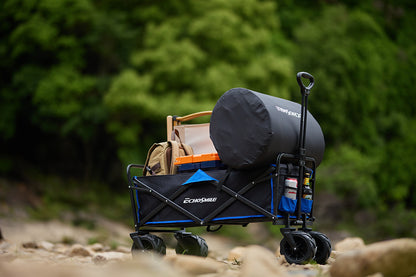 Black And Blue Colorblocked Bifold Campers