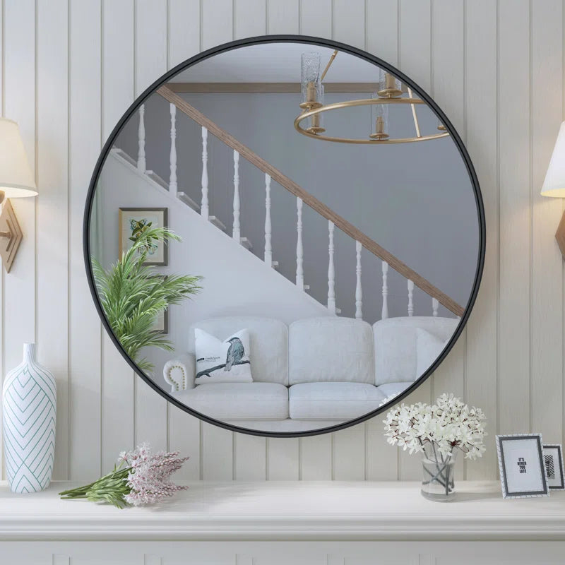 24" X 24" This Wall Mirror Is A Practical And Decorative Mirror