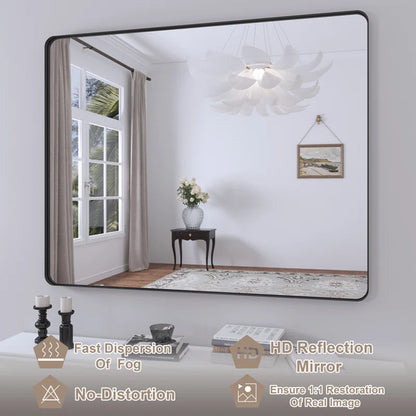 32" x 40" This wall mirror is a Practical and decorative mirror