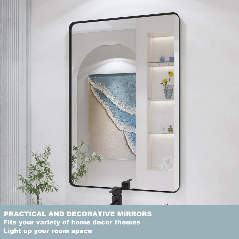 24" x 36" This wall mirror is a Practical and decorative mirror