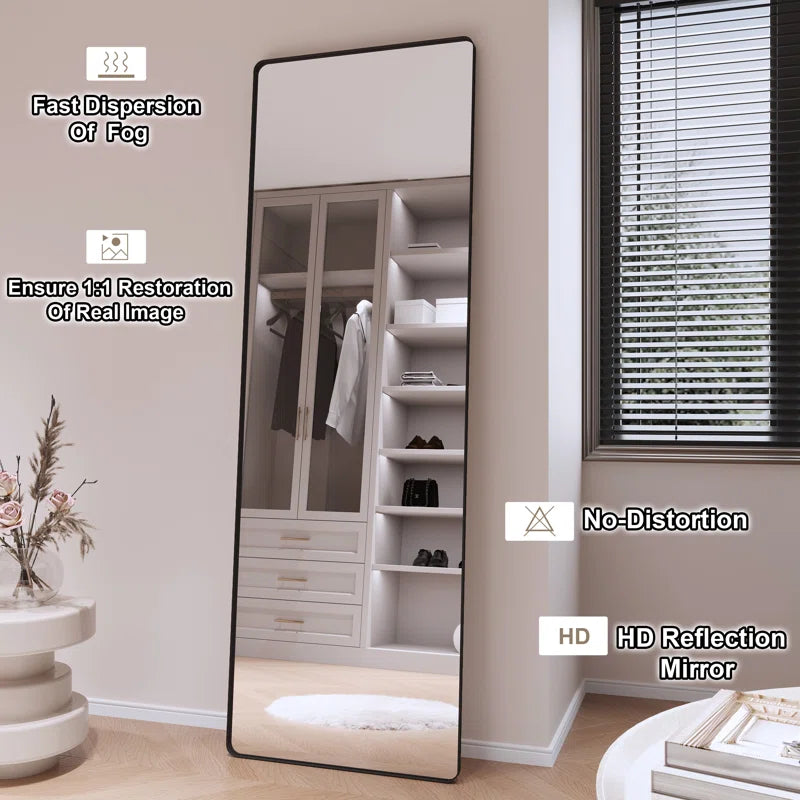 22" X 65" This wall mirror is a Practical and decorative mirror