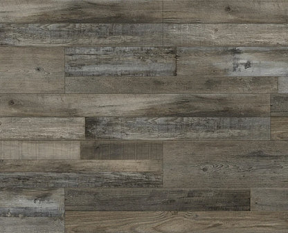 TYAS-405 Wolverine Gray-Tyann 6MM SPC Flooring | 7"x48" Planks, Embossed Texture, 20Mil Wear Layer, Urethane Finish, Valinge 2G Locking, 15-35 Year Warranty, 40 Lbs/Box,100% Waterproof