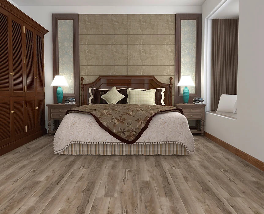 TYAS-407 Juniper -Tyann 6MM SPC Flooring | 7"x48" Planks, Embossed Texture, 20Mil Wear Layer, Urethane Finish, Valinge 2G Locking, 15-35 Year Warranty, 40 Lbs/Box,100% Waterproof