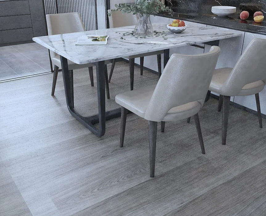 TYAS-404 Casablanca-Tyann 6MM SPC Flooring | 7"x48" Planks, Embossed Texture, 20Mil Wear Layer, Urethane Finish, Valinge 2G Locking, 15-35 Year Warranty, 40 Lbs/Box,100% Waterproof