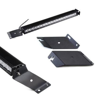 20–21 Inches 54CM Long Light Bar Mounting Bracket – Suitable for Single Row 100w and Double Row 120w Light Strip – Set